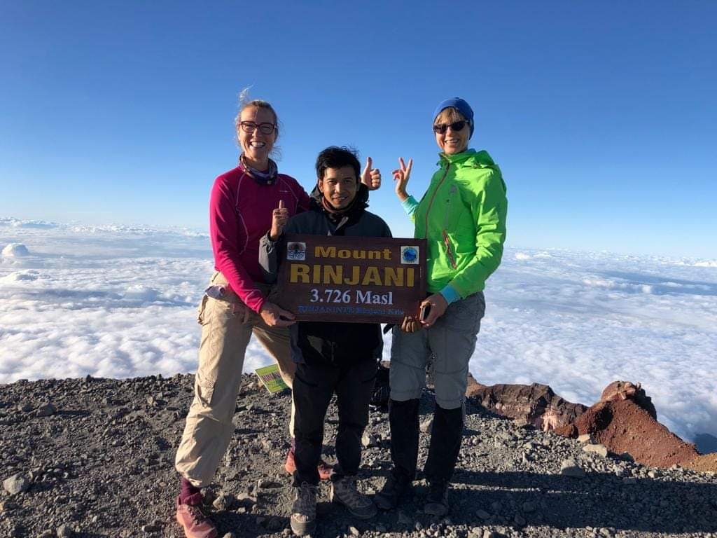 View From Summit with our guests
